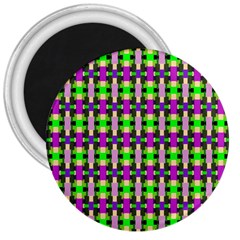 Pattern 3  Button Magnet by Siebenhuehner