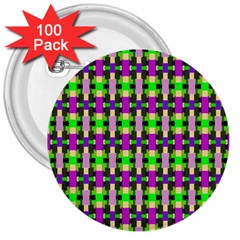 Pattern 3  Button (100 Pack) by Siebenhuehner