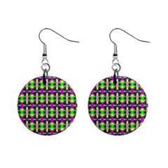 Pattern Mini Button Earrings by Siebenhuehner