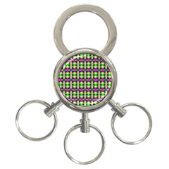 Pattern 3-ring Key Chain by Siebenhuehner