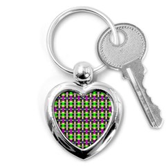 Pattern Key Chain (heart) by Siebenhuehner