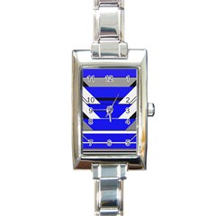 Pattern Rectangular Italian Charm Watch by Siebenhuehner