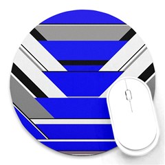 Pattern 8  Mouse Pad (round) by Siebenhuehner