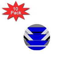 Pattern 1  Mini Button (10 Pack) by Siebenhuehner