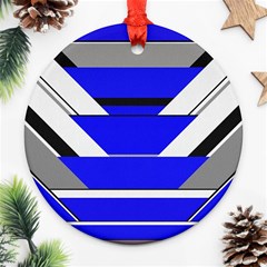 Pattern Round Ornament (two Sides) by Siebenhuehner