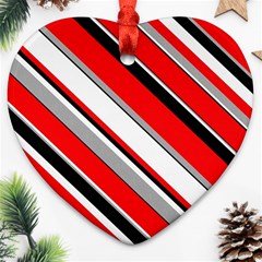 Pattern Heart Ornament