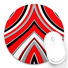 Pattern 8  Mouse Pad (round) by Siebenhuehner