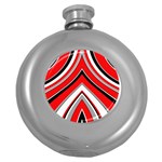 Pattern Hip Flask (Round) Front