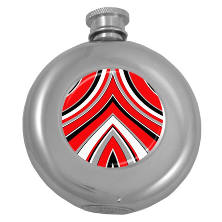 Pattern Hip Flask (Round)