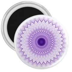 Mandala 3  Button Magnet by Siebenhuehner