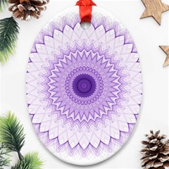 Mandala Oval Ornament