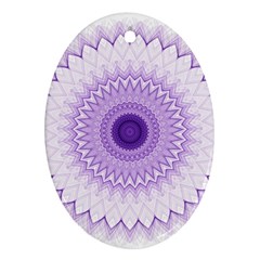 Mandala Oval Ornament (two Sides) by Siebenhuehner