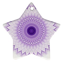 Mandala Star Ornament (two Sides)