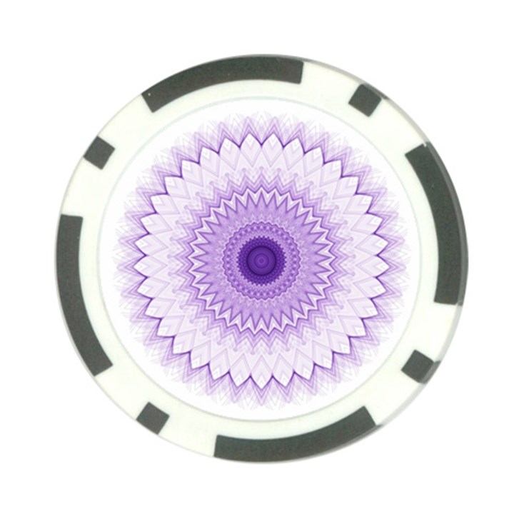 Mandala Poker Chip