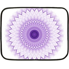 Mandala Mini Fleece Blanket (two Sided) by Siebenhuehner