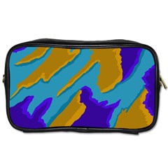 Pattern Travel Toiletry Bag (two Sides) by Siebenhuehner