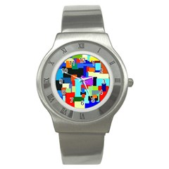 Pattern Stainless Steel Watch (slim)