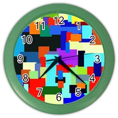 Pattern Wall Clock (color) by Siebenhuehner