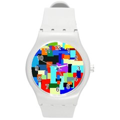 Pattern Plastic Sport Watch (medium) by Siebenhuehner