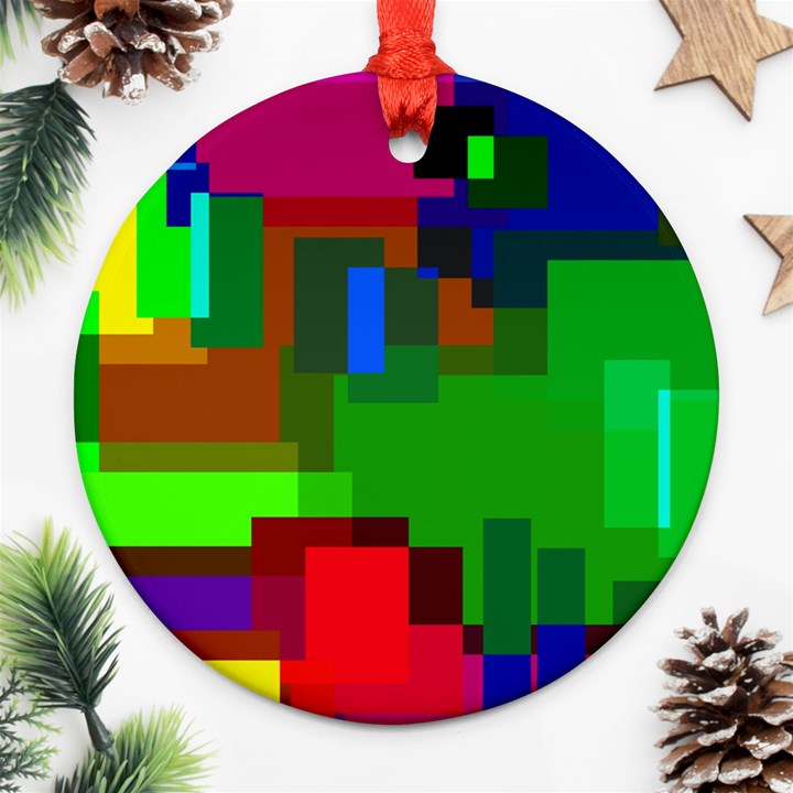 Pattern Round Ornament