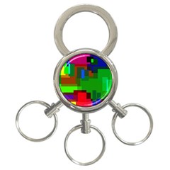 Pattern 3-ring Key Chain by Siebenhuehner