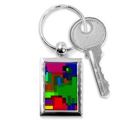 Pattern Key Chain (rectangle) by Siebenhuehner