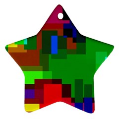 Pattern Star Ornament (two Sides)