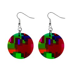 Pattern Mini Button Earrings by Siebenhuehner