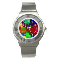 Pattern Stainless Steel Watch (slim)