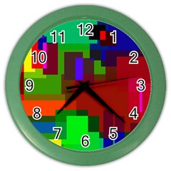 Pattern Wall Clock (color) by Siebenhuehner