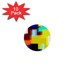 Pattern 1  Mini Button (10 Pack) by Siebenhuehner