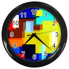 Pattern Wall Clock (black) by Siebenhuehner