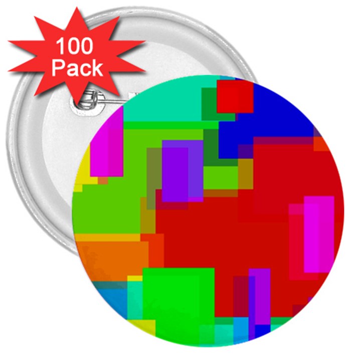 Pattern 3  Button (100 pack)