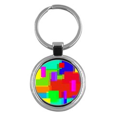 Pattern Key Chain (Round)