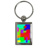 Pattern Key Chain (Rectangle) Front