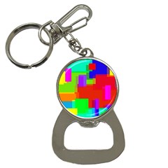 Pattern Bottle Opener Key Chain