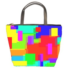 Pattern Bucket Handbag