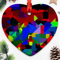 Pattern Heart Ornament