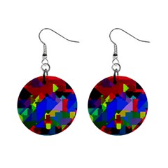 Pattern Mini Button Earrings by Siebenhuehner