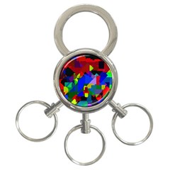 Pattern 3-ring Key Chain by Siebenhuehner