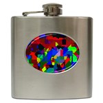 Pattern Hip Flask Front