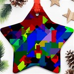 Pattern Star Ornament (Two Sides) Front