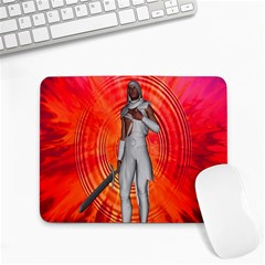 White Knight Small Mouse Pad (rectangle) by icarusismartdesigns