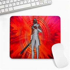 White Knight Large Mouse Pad (rectangle) by icarusismartdesigns