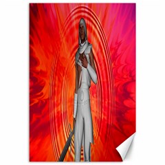 White Knight Canvas 24  X 36  (unframed) by icarusismartdesigns