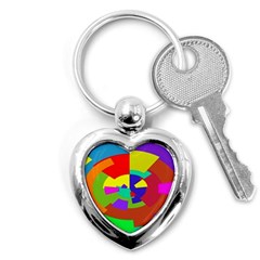 Pattern Key Chain (Heart)