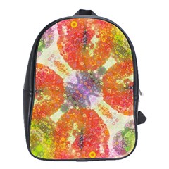 Abstract Lips  School Bag (large) by OCDesignss