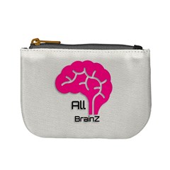 All Brains Leather  Coin Change Purse by OCDesignss