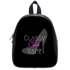 Classy Chics Vape Pumps  School Bag (small) by OCDesignss