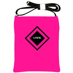 Hot Pink Vape Shape  Shoulder Sling Bag by OCDesignss